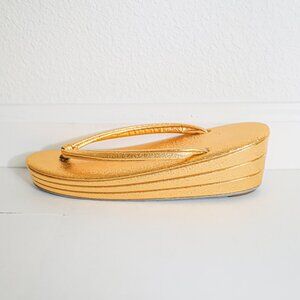 Vintage Chinese Wedge Shoes Elegant‎ Traditional Design Platform Thong Shoes